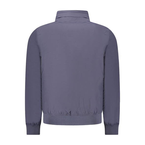 K-WAY Blue Nylon Men Jacket K-WAY Blue Nylon Men Jacket