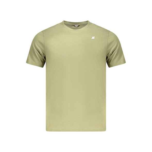 K-WAY Green Cotton Men T-Shirt K-WAY Green Cotton Men T-Shirt
