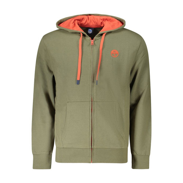 North Sails Green Cotton Sweater NO-38907 North Sails Green Cotton Sweater NO-38907