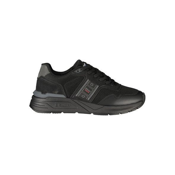 Blauer Black Polyester Mens Sneaker Blauer Black Polyester Mens Sneaker