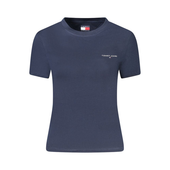 Blue Cotton Women T-Shirt TO-39304 Blue Cotton Women T-Shirt TO-39304