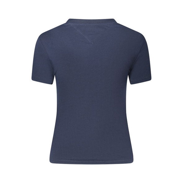 Blue Cotton Women T-Shirt TO-39304 Blue Cotton Women T-Shirt TO-39304