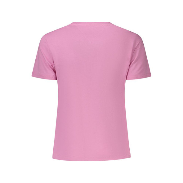 Pink Cotton Women T-Shirt TO-39326 Pink Cotton Women T-Shirt TO-39326
