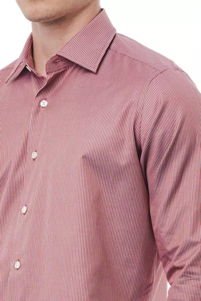Red Cotton Men Shirt Red Cotton Men Shirt