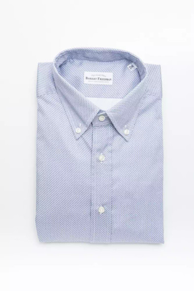 Light Blue Cotton Men Shirt Light Blue Cotton Men Shirt