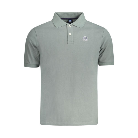 North Sails Green Cotton Men Polo Shirt NO-34002 North Sails Green Cotton Men Polo Shirt NO-34002