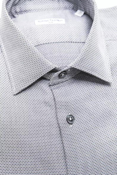 Robert Friedman Beige Cotton Men Shirt Robert Friedman Beige Cotton Men Shirt