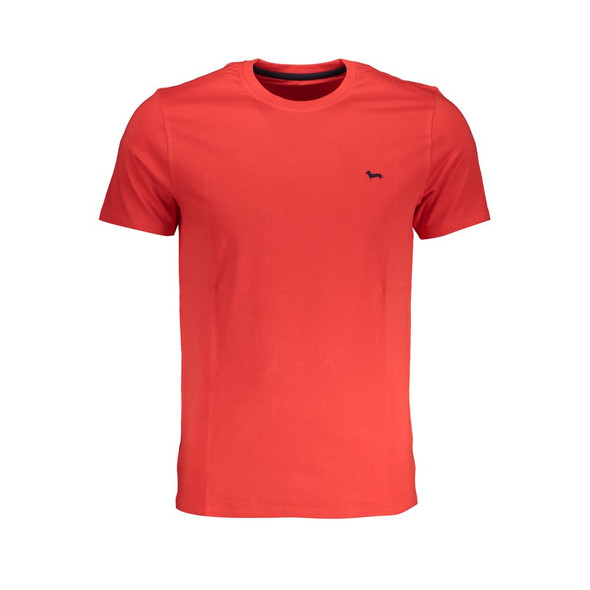 Harmont & Blaine Red Cotton T-Shirt HA-28066 Harmont & Blaine Red Cotton T-Shirt HA-28066