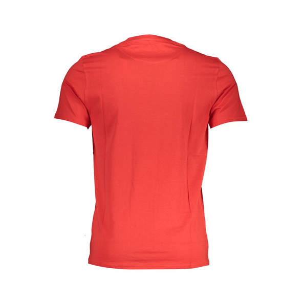 Harmont & Blaine Red Cotton T-Shirt HA-28066 Harmont & Blaine Red Cotton T-Shirt HA-28066