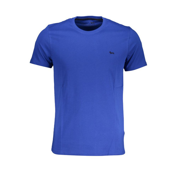 Harmont & Blaine Blue Cotton T-Shirt HA-28072 Harmont & Blaine Blue Cotton T-Shirt HA-28072