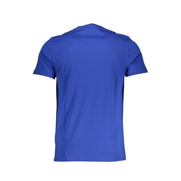 Harmont & Blaine Blue Cotton T-Shirt HA-28072 Harmont & Blaine Blue Cotton T-Shirt HA-28072