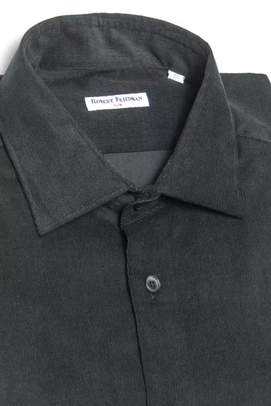 Black Cotton Men Shirt RO-20359 Black Cotton Men Shirt RO-20359