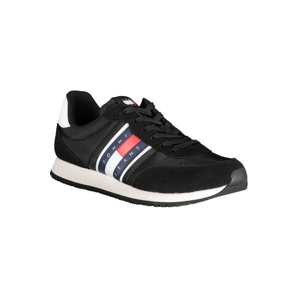 Black Polyester Sneaker TO-31270 Black Polyester Sneaker TO-31270