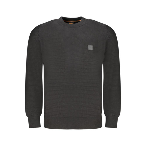 Hugo Boss Black Cotton Men Sweater BO-33819 Hugo Boss Black Cotton Men Sweater BO-33819