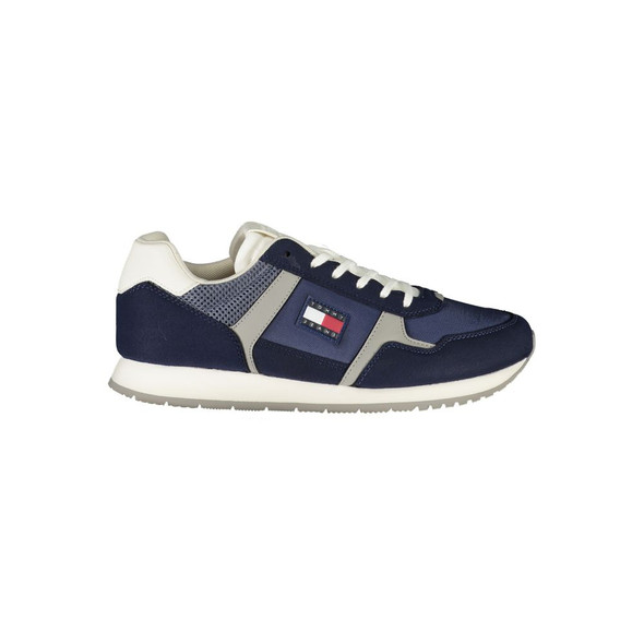 Blue Polyester Men Sneaker TO-39416 Blue Polyester Men Sneaker TO-39416