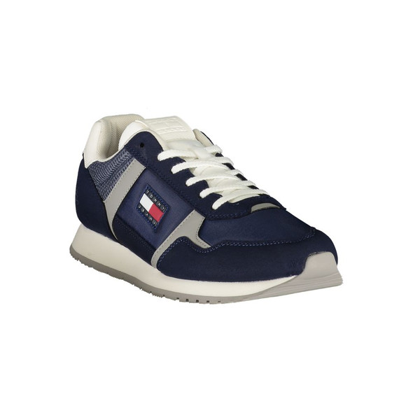 Blue Polyester Men Sneaker TO-39416 Blue Polyester Men Sneaker TO-39416