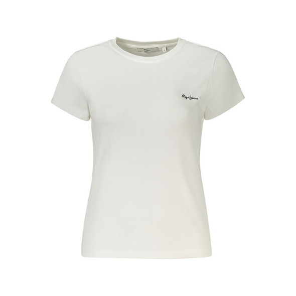 Pepe Jeans White Cotton Women T-Shirt Pepe Jeans White Cotton Women T-Shirt
