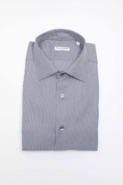 Blue Cotton Men's Shirt Blue Cotton Men's Shirt