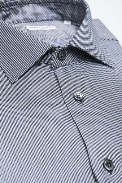 Robert Friedman Blue Cotton Men's Shirt Robert Friedman Blue Cotton Men's Shirt