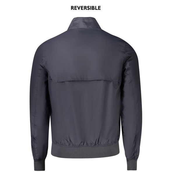 K-WAY Blue Nylon Men Jacket KW-38802 K-WAY Blue Nylon Men Jacket KW-38802