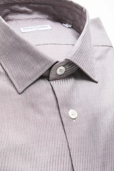 Beige Cotton Men Shirt RO-20382 Beige Cotton Men Shirt RO-20382