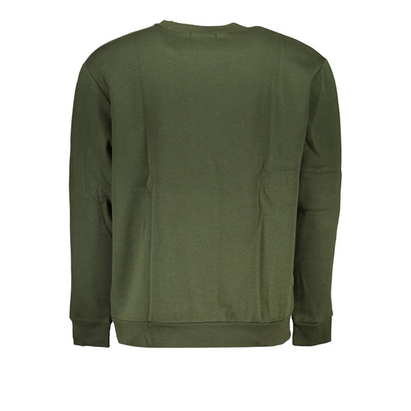 Chic Green Embroidered Crew Neck Sweater Chic Green Embroidered Crew Neck Sweater