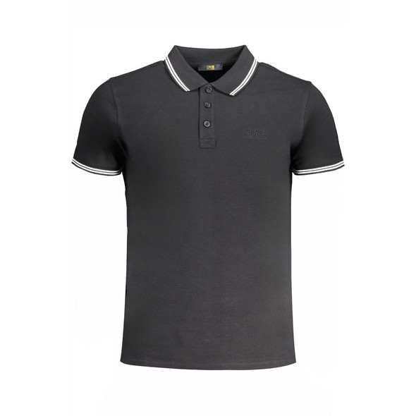 Black Cotton Polo Shirt CA-31312 Black Cotton Polo Shirt CA-31312