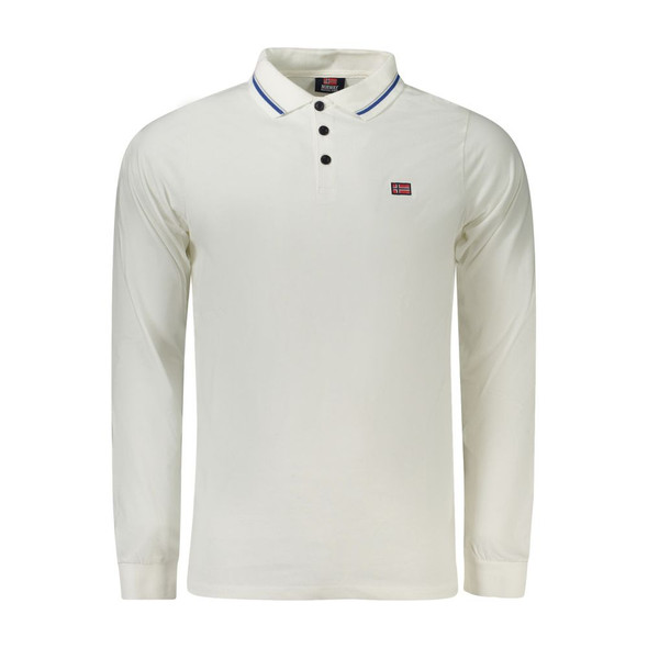 White Cotton Men Polo Shirt NO-33173 White Cotton Men Polo Shirt NO-33173