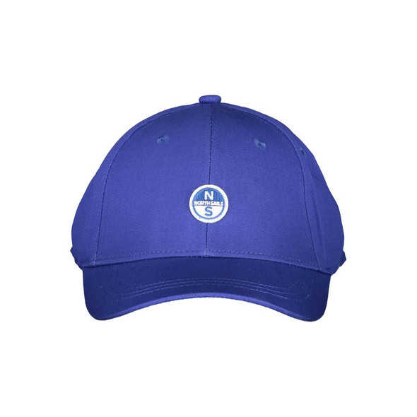 North Sails Blue Cotton Men Cap NO-35028 North Sails Blue Cotton Men Cap NO-35028