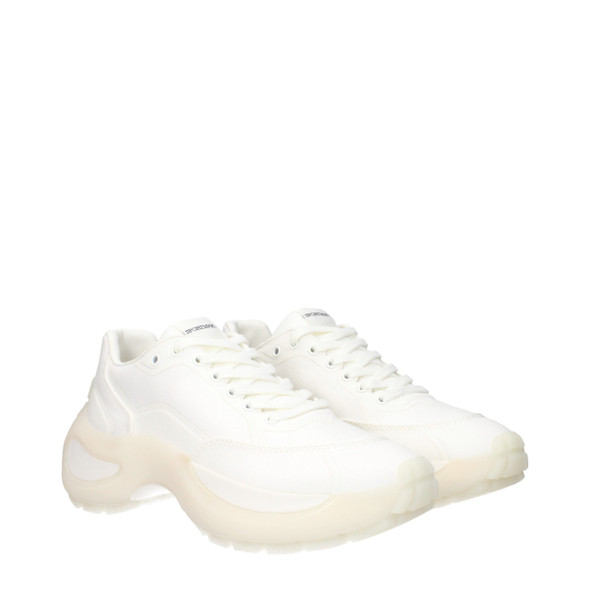 White Fabric Chunky Sneakers MA15261738008841BT White Fabric Chunky Sneakers MA15261738008841BT