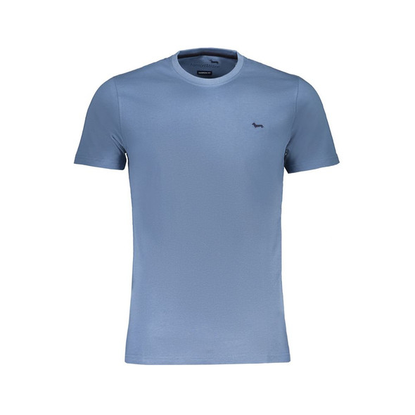 Harmont & Blaine Blue Cotton T-Shirt HA-29111 Harmont & Blaine Blue Cotton T-Shirt HA-29111