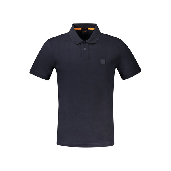 Hugo Boss Blue Cotton Polo Shirt BO-33103 Hugo Boss Blue Cotton Polo Shirt BO-33103