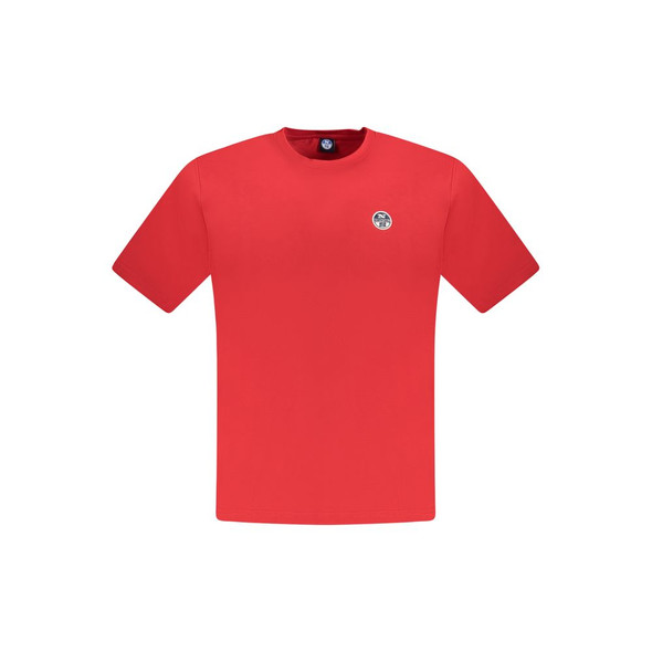 North Sails Red Cotton Men T-Shirt NO-33739 North Sails Red Cotton Men T-Shirt NO-33739