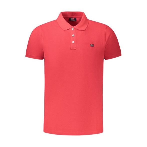 Norway 1963 Red Cotton Polo Shirt NO-35486 Norway 1963 Red Cotton Polo Shirt NO-35486
