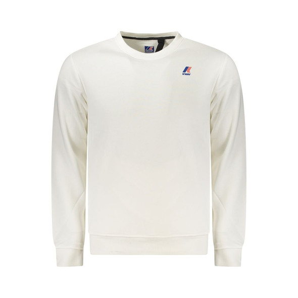 K-WAY White Cotton Men Sweater K-WAY White Cotton Men Sweater