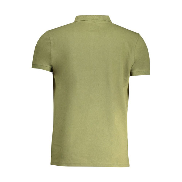 Cavalli Class Green Cotton Polo Shirt CA-30267 Cavalli Class Green Cotton Polo Shirt CA-30267