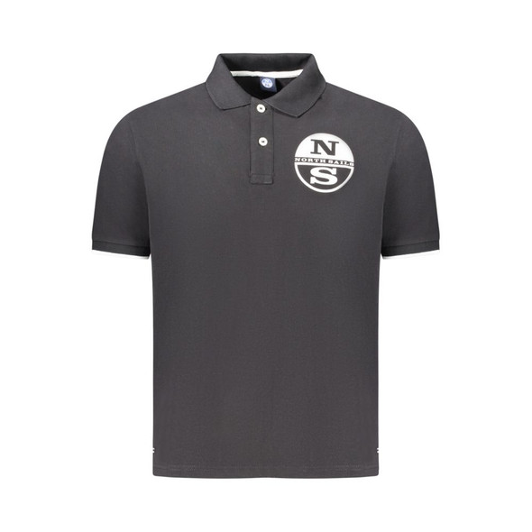 Black Cotton Men Polo Shirt NO-34381 Black Cotton Men Polo Shirt NO-34381