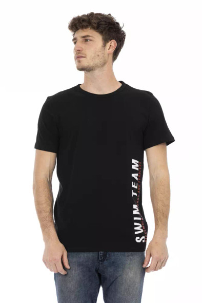 Black Cotton Men T-Shirt BI-22391 Black Cotton Men T-Shirt BI-22391