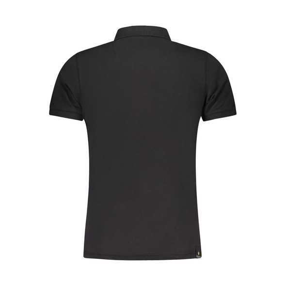 Accademia Militare Black Cotton Polo Shirt AC-36531 Accademia Militare Black Cotton Polo Shirt AC-36531