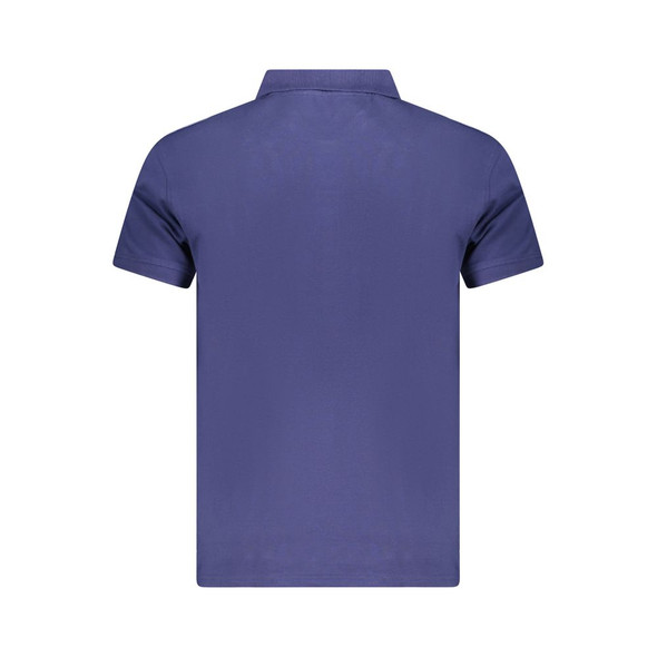 Cavalli Class Blue Cotton Men Polo Shirt CA-36661 Cavalli Class Blue Cotton Men Polo Shirt CA-36661