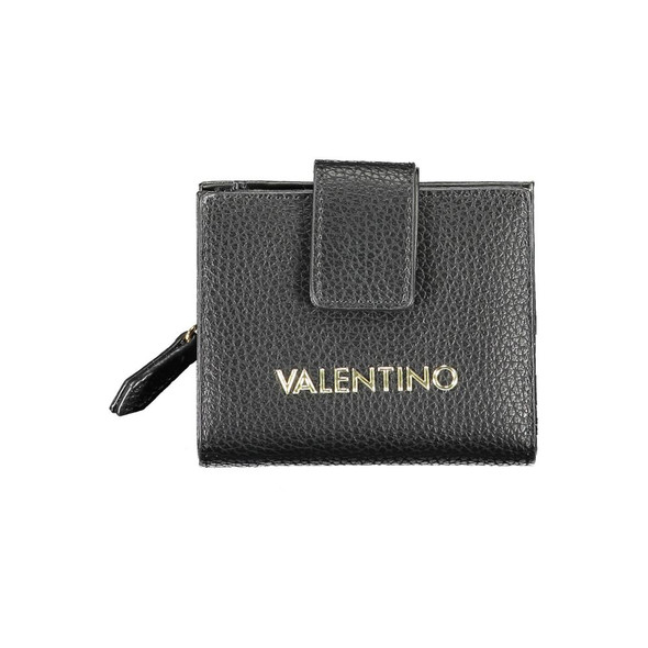 Mario Valentino Black Polyethylene Women Wallet VA-38130 Mario Valentino Black Polyethylene Women Wallet VA-38130