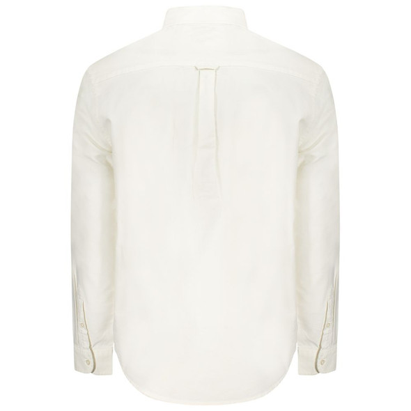 Tommy Hilfiger White Cotton Men Shirt Tommy Hilfiger White Cotton Men Shirt