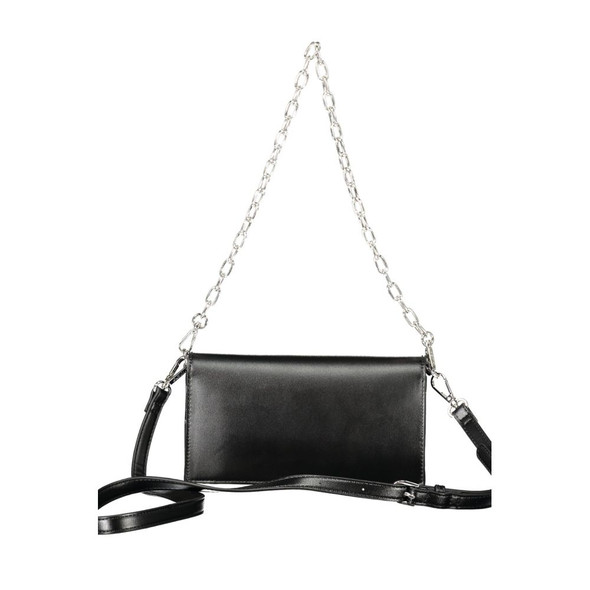 Mario Valentino Black Polyethylene Women Handbag VA-39155 Mario Valentino Black Polyethylene Women Handbag VA-39155