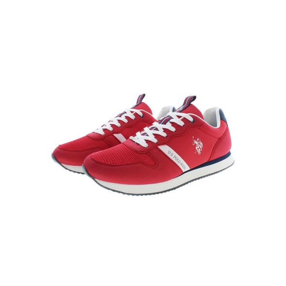 U.S. POLO ASSN. Red Polyester Men Sneaker U.S. POLO ASSN. Red Polyester Men Sneaker