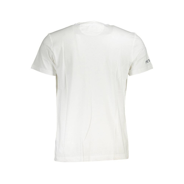 La Martina White Cotton Men T-Shirt LA-37732 La Martina White Cotton Men T-Shirt LA-37732