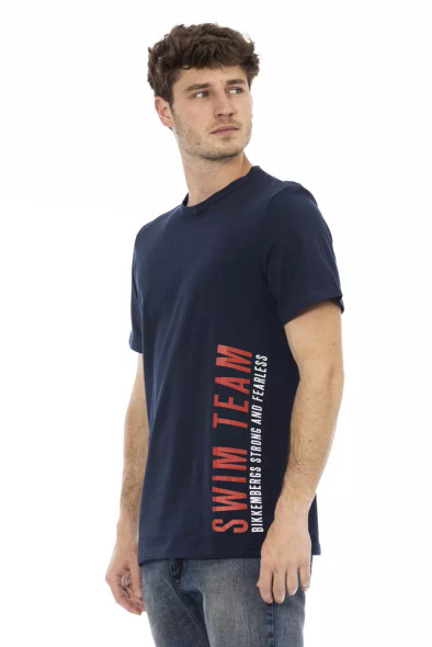 Bikkembergs Army Cotton Men T-Shirt BI-22060 Bikkembergs Army Cotton Men T-Shirt BI-22060