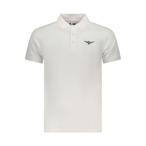 Accademia Militare White Cotton Polo Shirt AC-36532 Accademia Militare White Cotton Polo Shirt AC-36532