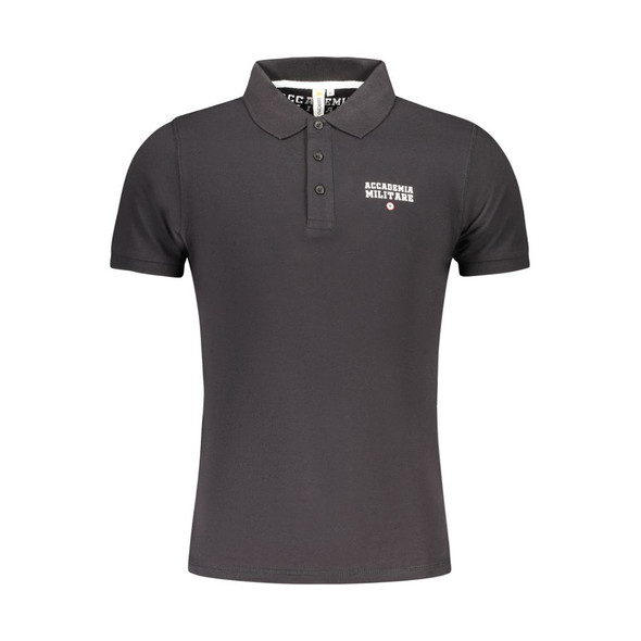 Black Cotton Polo Shirt AC-36561 Black Cotton Polo Shirt AC-36561