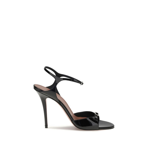 Amina Muaddi Patent-leather Adut Sandal Amina Muaddi Patent-leather Adut Sandal