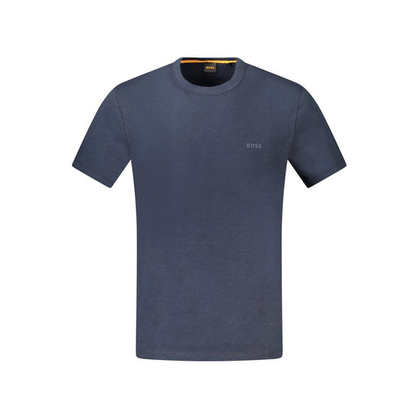Hugo Boss Blue Cotton T-Shirt BO-33124 Hugo Boss Blue Cotton T-Shirt BO-33124
